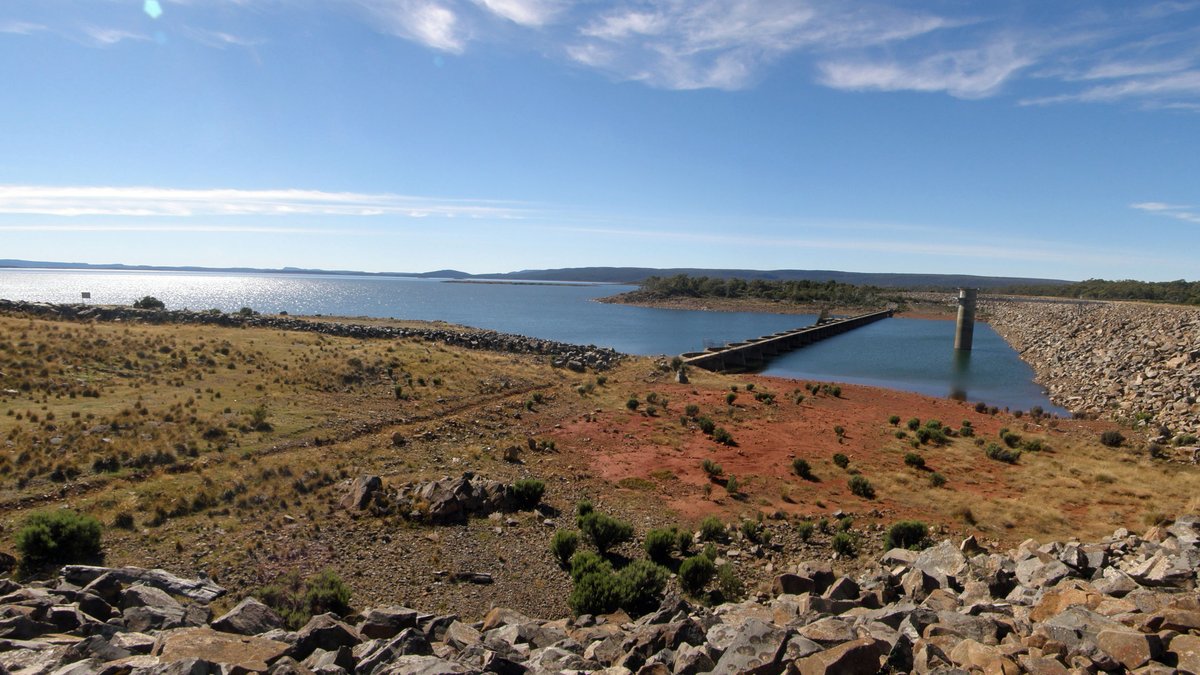 General view of Great Lake, Central Highlands, Tasmania, photographed in 2012. Not evidence of current water storage levels.